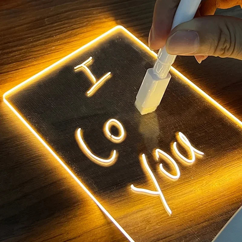 LED Night Light / Note Message Board