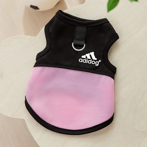 The Pet Face Dog Clothes Mesh Thin Summer Dog Vest For Small And