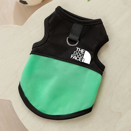 The Pet Face Dog Clothes Mesh Thin Summer Dog Vest For Small And