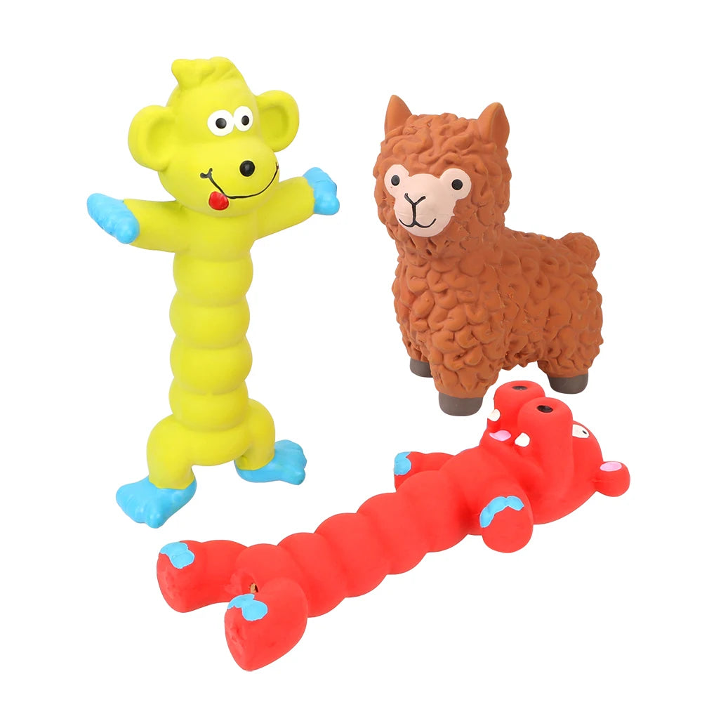 Squeaky Pet Chew Animal Toys