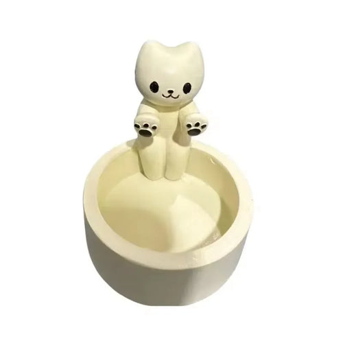 Whisker Warmth Cat Candle Holder