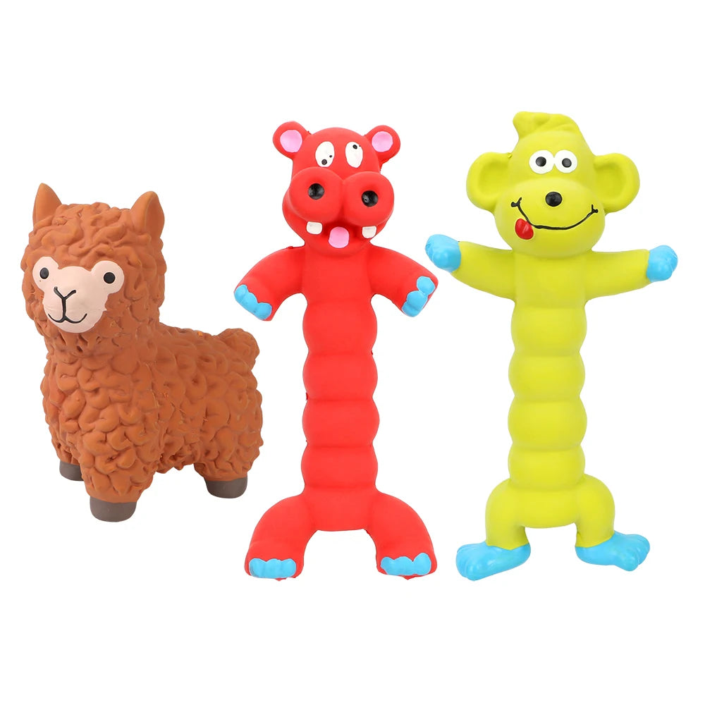 Squeaky Pet Chew Animal Toys