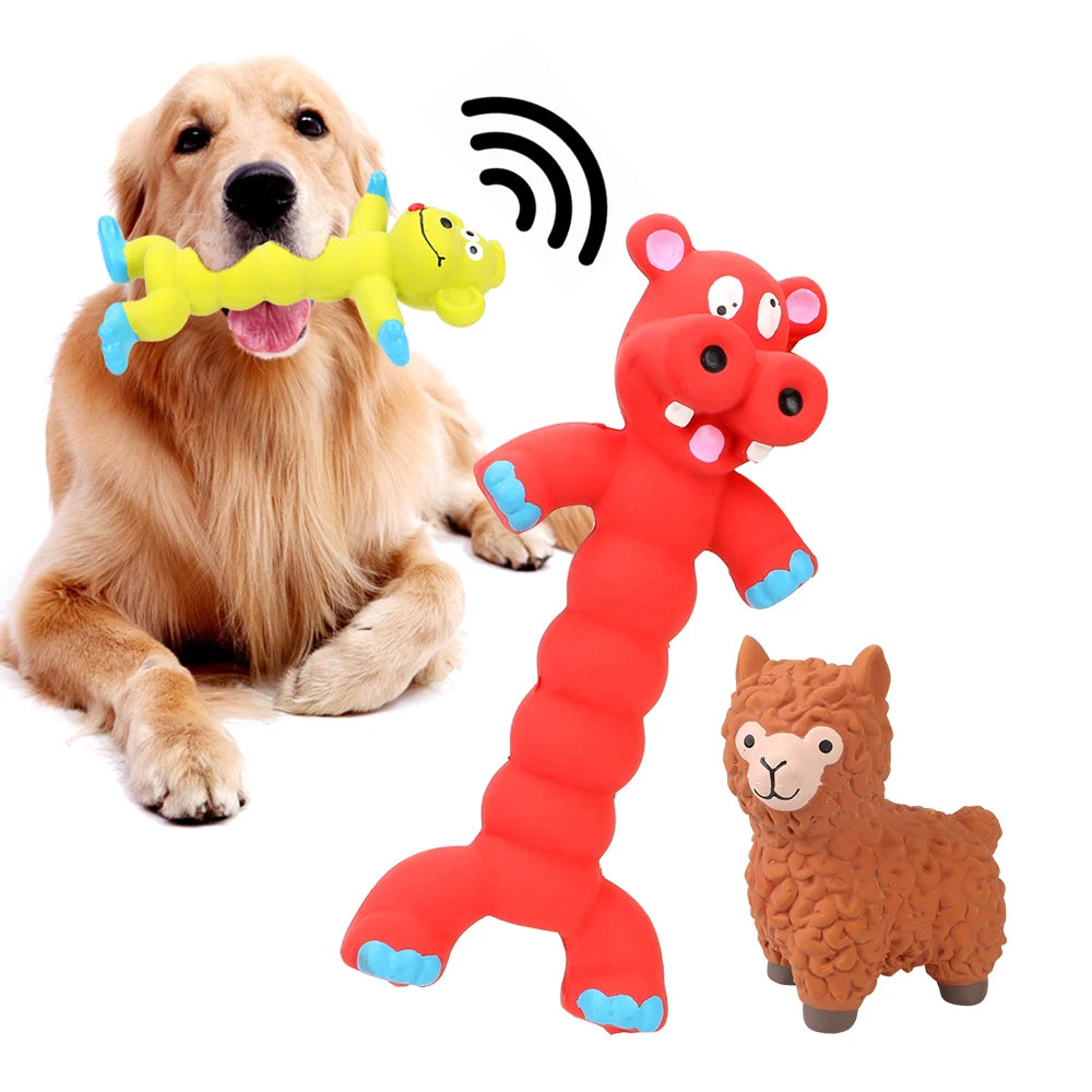 Squeaky Pet Chew Animal Toys